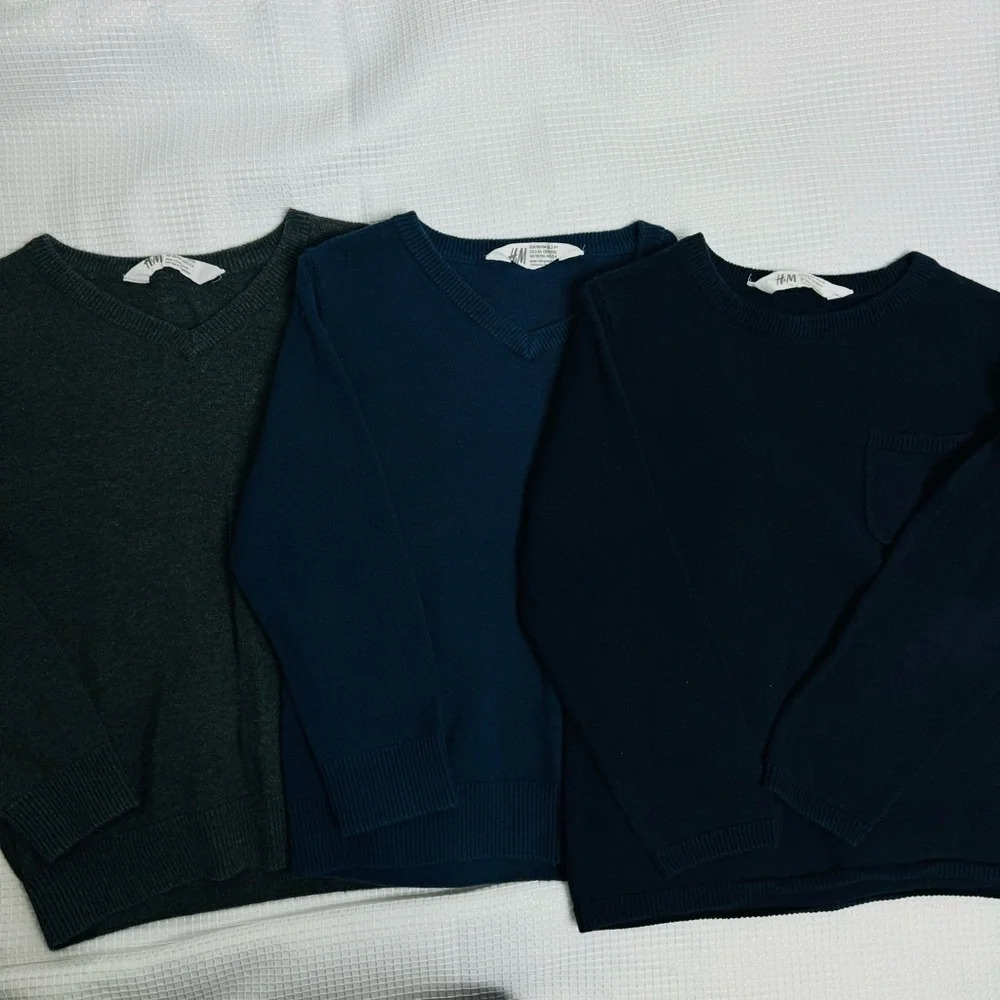 H&M‎ Bundle of 3 boys knit sweaters size 2-4Y